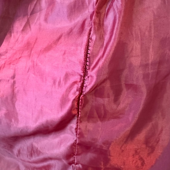 Women's Red Faux Fur Jacket - Picture 7 of 7